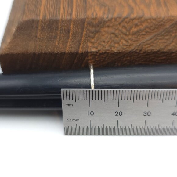 Size 6 925 Sterling Silver Slight Hammered Style Ring A121 - Picture 5 of 6